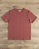 Merz b. Schwanen 2S14 Heavyweight Short Sleeve Tee - Burgundy