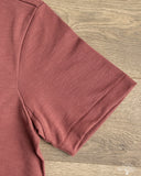 Merz b. Schwanen 2S14 Heavyweight Short Sleeve Tee - Burgundy