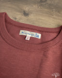 Merz b. Schwanen 2S14 Heavyweight Short Sleeve Tee - Burgundy
