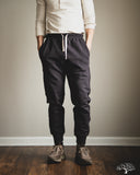 Merz b. Schwanen 3M59 Loopback Fleece Sweatpants - Charcoal