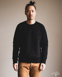 Merz b. Schwanen 3S48 Loopwheel Heavyweight Sweatshirt - Deep Black