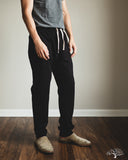 Merz b. Schwanen 3S50 Loopwheel Heavy Sweatpants - Deep Black
