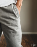Merz b. Schwanen 3S50 Loopwheel Heavy Sweatpants - Grey Melange