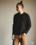 Merz b. Schwanen BLADE02 Merino Wool-Cashmere Waffle Pullover - Forest