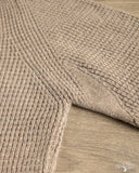 Merz b. Schwanen BLADE02 Merino Wool-Cashmere Waffle Pullover - Grain