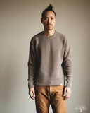 Merz b. Schwanen BLADE02 Merino Wool-Cashmere Waffle Pullover - Grain