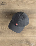 Merz b. Schwanen CAP01 Swan Logo Cotton Twill Cap - Charcoal