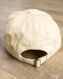Merz b. Schwanen CAP01 Swan Logo Cotton Twill Cap - Light Khaki / Deep Blue