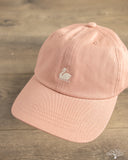 Merz b. Schwanen CAP01 Swan Logo Cotton Twill Cap - Rosewood / Nature