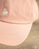 Merz b. Schwanen CAP01 Swan Logo Cotton Twill Cap - Rosewood / Nature