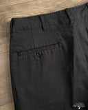 Merz b. Schwanen CHINO01 - 1920's Cotton Twill Worker Chinos - Deep Black