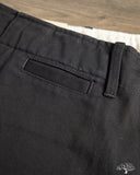 Merz b. Schwanen CHINO01 - 1920's Cotton Twill Worker Chinos - Deep Black