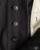 Merz b. Schwanen CHINO01 - 1920's Cotton Twill Worker Chinos - Deep Black