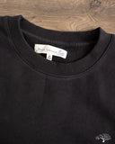 Merz b. Schwanen CREW01 Relaxed Cotton Soft Fleece Sweatshirt - Deep Black