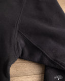 Merz b. Schwanen CREW01 Relaxed Cotton Soft Fleece Sweatshirt - Deep Black