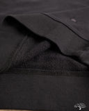 Merz b. Schwanen CREW01 Relaxed Cotton Soft Fleece Sweatshirt - Deep Black