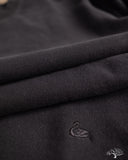 Merz b. Schwanen CREW01 Relaxed Cotton Soft Fleece Sweatshirt - Deep Black