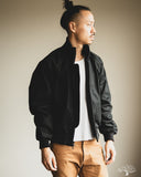 Merz b. Schwanen x Dehen 1920 - Pilot Jacket - Black Wax Cotton