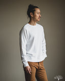 Merz b. Schwanen EASYCREW01 Relaxed Lightweight Raglan Sweatshirt - White