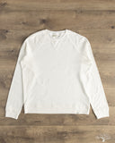 Merz b. Schwanen EASYCREW01 Relaxed Lightweight Raglan Sweatshirt - White