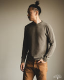 Merz b. Schwanen EASYKNIT01 Lightweight Waffle Knit Sweater - Army