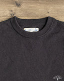 Merz b. Schwanen EASYKNIT01 Lightweight Waffle Knit Sweater - Charcoal