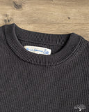 Merz b. Schwanen EASYKNIT01 Lightweight Waffle Knit Sweater - Charcoal