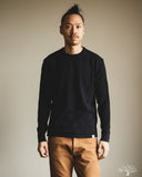 Merz b. Schwanen EASYKNIT01 Lightweight Waffle Knit Sweater - Dark Navy