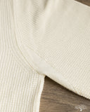 Merz b. Schwanen EASYKNIT01 Lightweight Waffle Knit Sweater - Nature