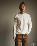 Merz b. Schwanen EASYKNIT01 Lightweight Waffle Knit Sweater - Nature