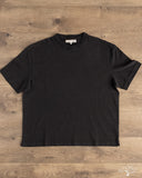 Merz b. Schwanen GHP01 Boxy Fit Giza Cotton Hemp T-Shirt - Deep Black