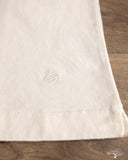 Merz b. Schwanen GHP01 Sturdy Boxy Fit Giza Cotton-Hemp Tee - White