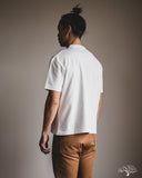 Merz b. Schwanen GHP01 Sturdy Boxy Fit Giza Cotton-Hemp Tee - White