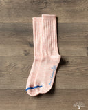 Merz b. Schwanen GS07 Organic Cotton Mélange Socks - Peach/Nature