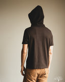 Merz b. Schwanen HDSC01SK Merino-Silk-Cashmere Unisex Hooded Scarf - Espresso