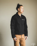 Merz b. Schwanen JKT07 Zipped Twill Jacket - Deep Black