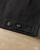 Merz b. Schwanen JKT07 Zipped Twill Jacket - Deep Black