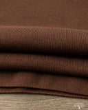 Merz b. Schwanen KNITPOLO02 Cotton Short-Sleeve Knit Polo - Chocolate