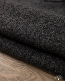 Merz b. Schwanen LOCC01 Merino Wool-Cashmere Crew Pullover - Grey Melange / Black