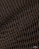 Merz b. Schwanen LOCC02 Relaxed Fit Merino-Cashmere Ribbed Pullover - Espresso