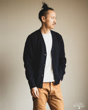 Merz b. Schwanen LOCG02 Merino-Cashmere Cardigan - Dark Navy
