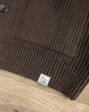 Merz b. Schwanen LOCG02 Merino-Cashmere Cardigan - Espresso