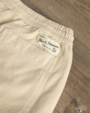 Merz b. Schwanen MALIBU01T 5" Lightweight Cotton Twill Shorts - Chalk