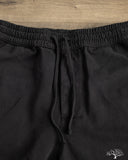 Merz b. Schwanen MALIBU01T 5" Lightweight Cotton Twill Shorts - Deep Black