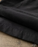 Merz b. Schwanen MALIBU01T 5" Lightweight Cotton Twill Shorts - Deep Black