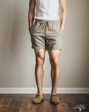 Merz b. Schwanen MALIBU01T 5" Lightweight Cotton Twill Shorts - Vintage Army