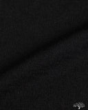 Merz b. Schwanen MERINOTEE01 Refined Knitted Merino Wool T-Shirt - Deep Black