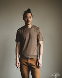 Merz b. Schwanen MERINOTEE01 Refined Knitted Merino Wool T-Shirt - Shore Sand