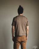 Merz b. Schwanen MERINOTEE01 Refined Knitted Merino Wool T-Shirt - Shore Sand