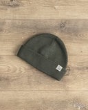 Merz b. Schwanen MWBN05 Merino Wool Ribbed Watch Cap - Army